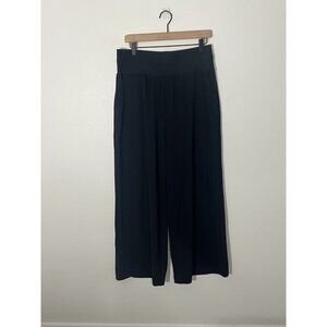 NWT Lou And Grey Black Wide Leg Pull On Pants Size Large